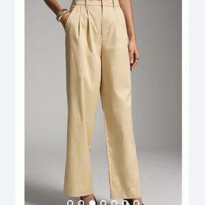 Anthropologie | Avec Les Filles NWT Tan Pleate Front Trouser Size US8